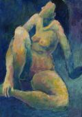 Woman Blue