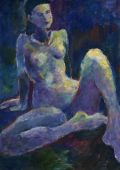 Woman Blue